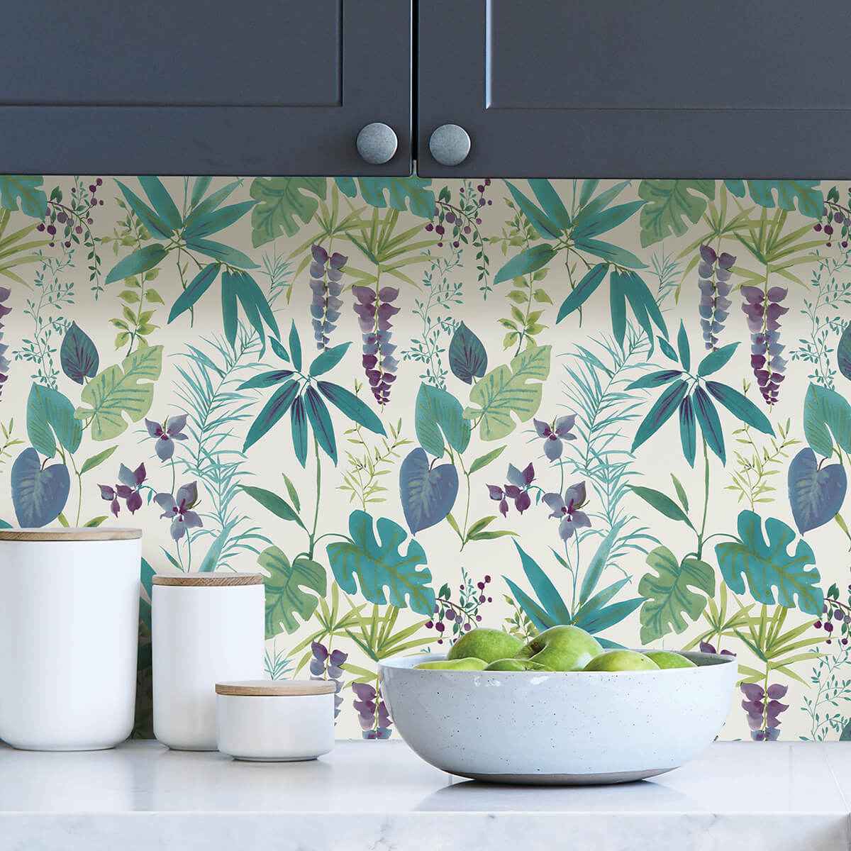Teal Maldives Peel & Stick Wallpaper - York Wallcoverings - NUS4006 - York Wallcoverings Wallpaper
