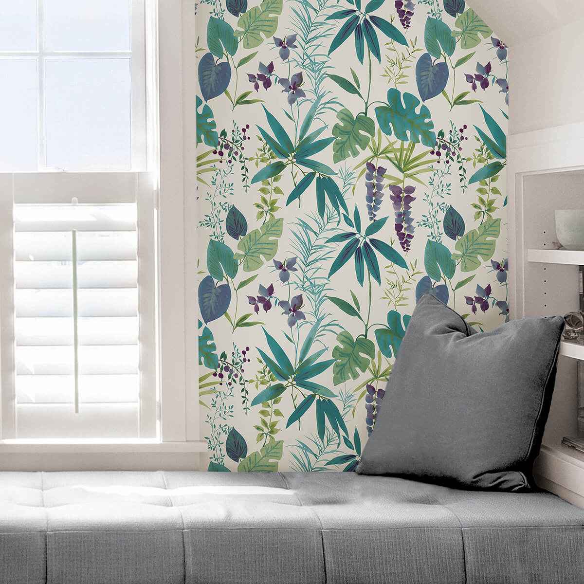 Teal Maldives Peel & Stick Wallpaper - York Wallcoverings - NUS4006 - York Wallcoverings Wallpaper