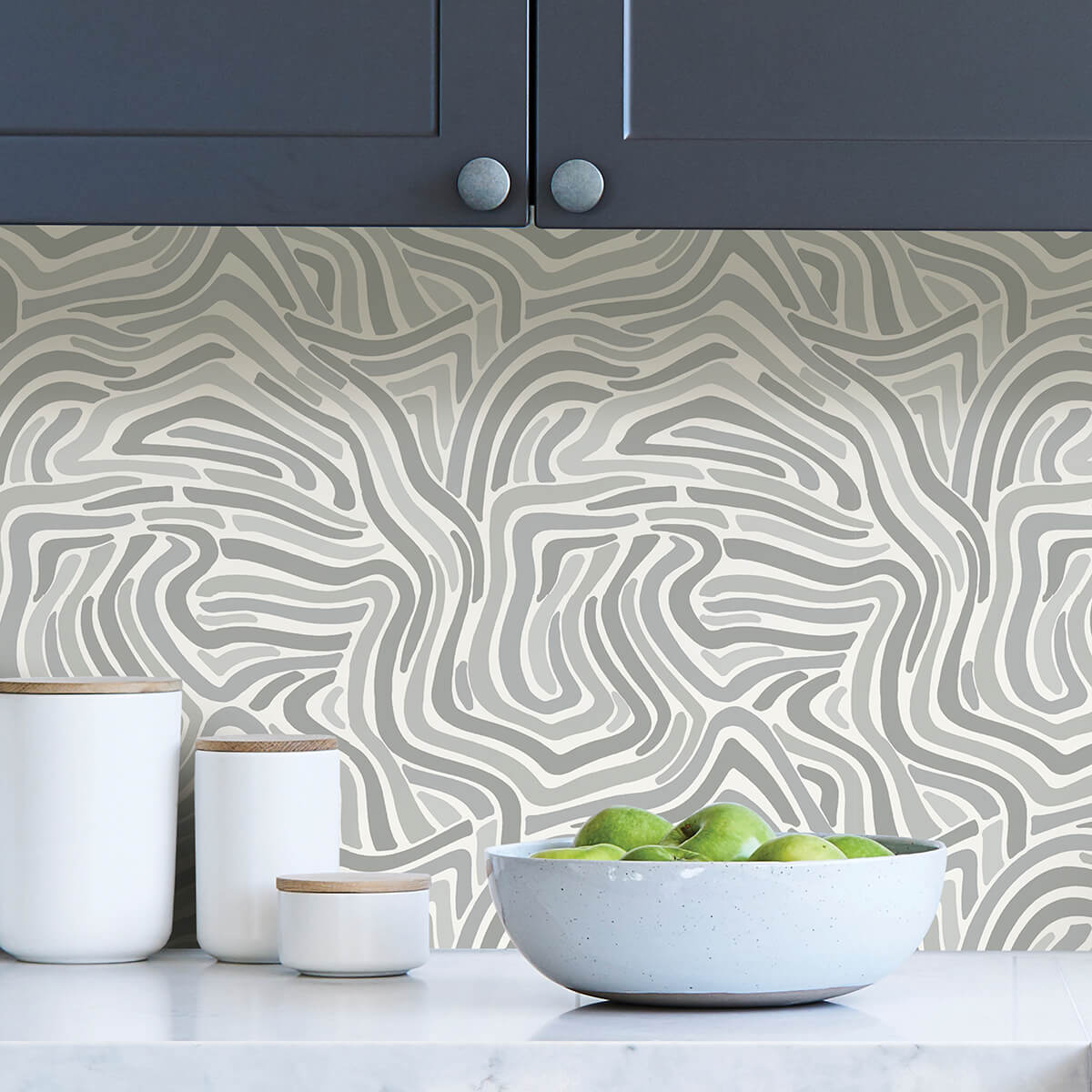 grey-spirited-peel-and-stick-wallpaper-york-wallcoverings-nus4012 - York Wallcoverings Wallpaper