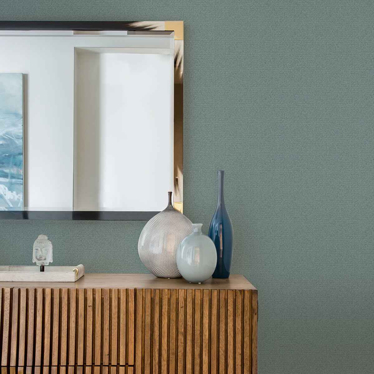 hilbert-teal-geometric-wallpaper-york-wallcoverings-4025-82506 - York Wallcoverings Wallpaper