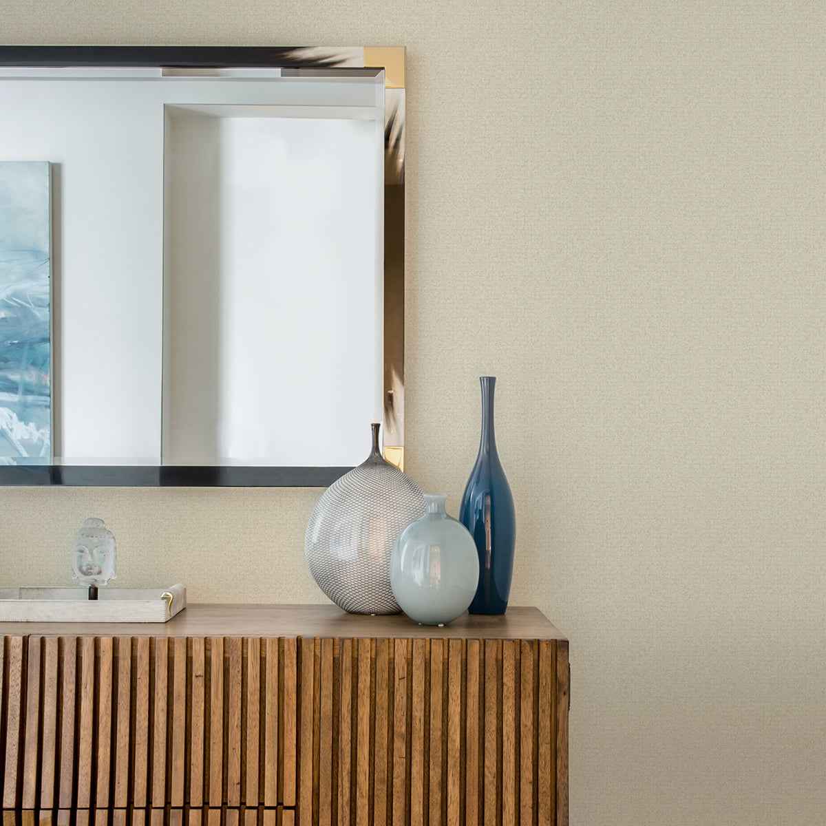 hilbert-cream-geometric-wallpaper-york-wallcoverings-4025-82508 - York Wallcoverings Wallpaper