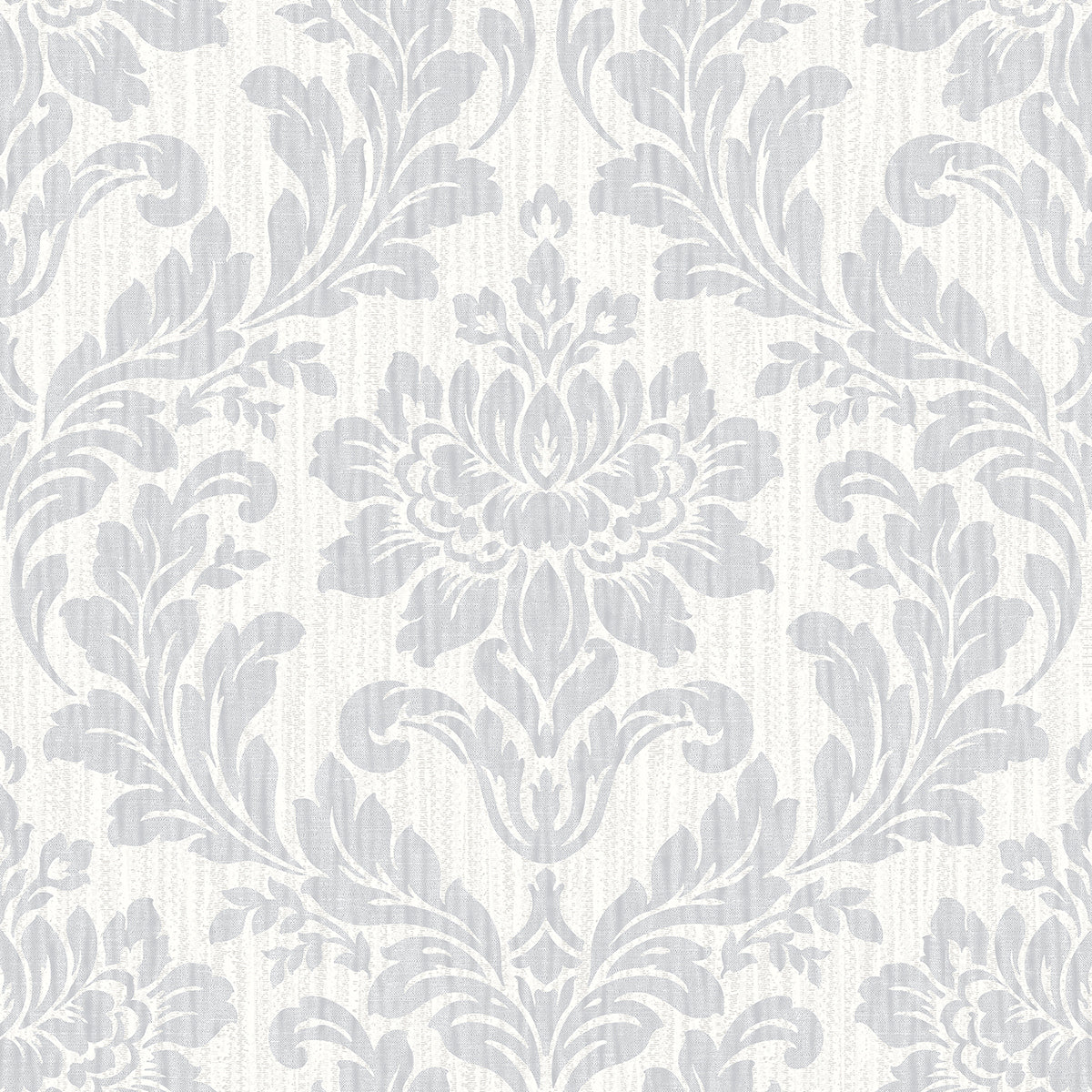 galois-light-grey-damask-wallpaper-york-wallcoverings-4025-82524 - York Wallcoverings Wallpaper