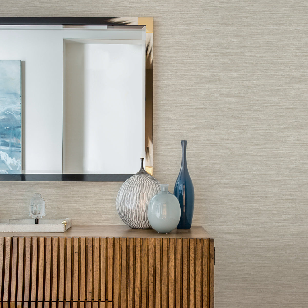 cantor-beige-faux-grasscloth-wallpaper-york-wallcoverings-4025-82538 - York Wallpaper Wallpaper