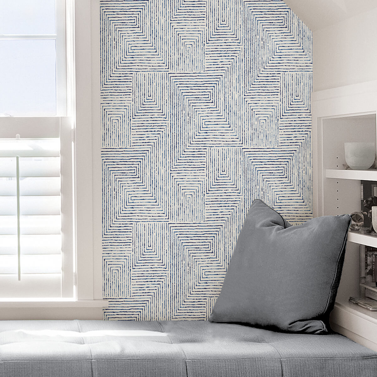 blue-ink-peel-and-stick-wallpaper-york-wallcoverings-sls3974 - York Wallcoverings Wallpaper