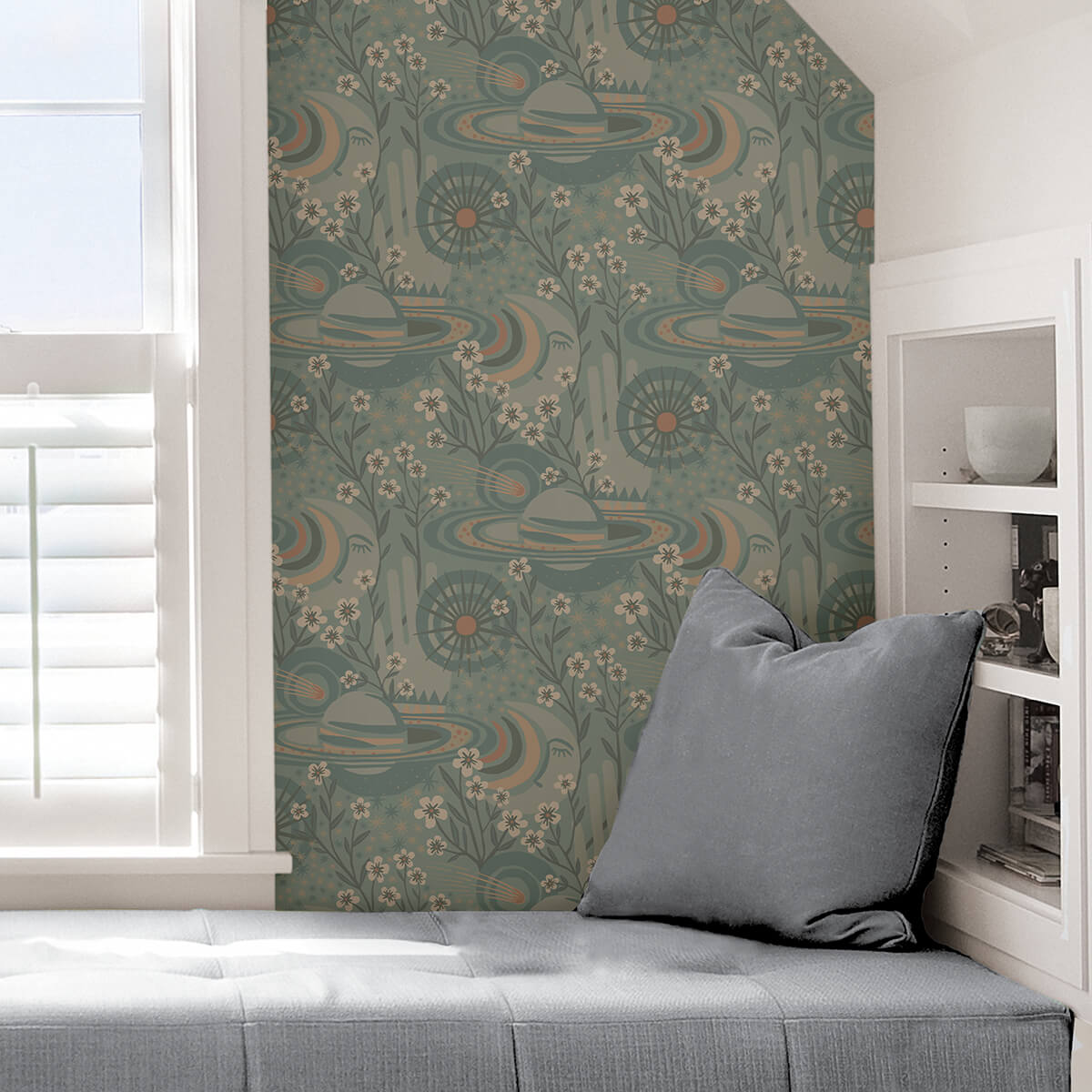 teal-ethereal-cosmos-peel-and-stick-wallpaper-york-wallcoverings-pls4209 - York Wallcoverings Wallpaper