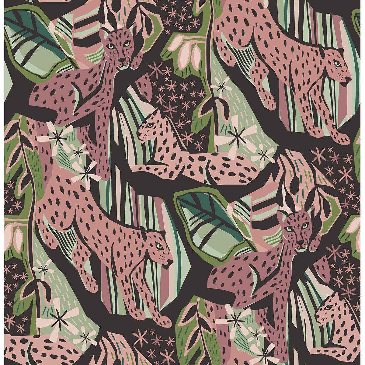 Plum Cat Nap Peel & Stick Wallpaper - York Wallcoverings - PLS4218 - York Wallcoverings Wallpaper