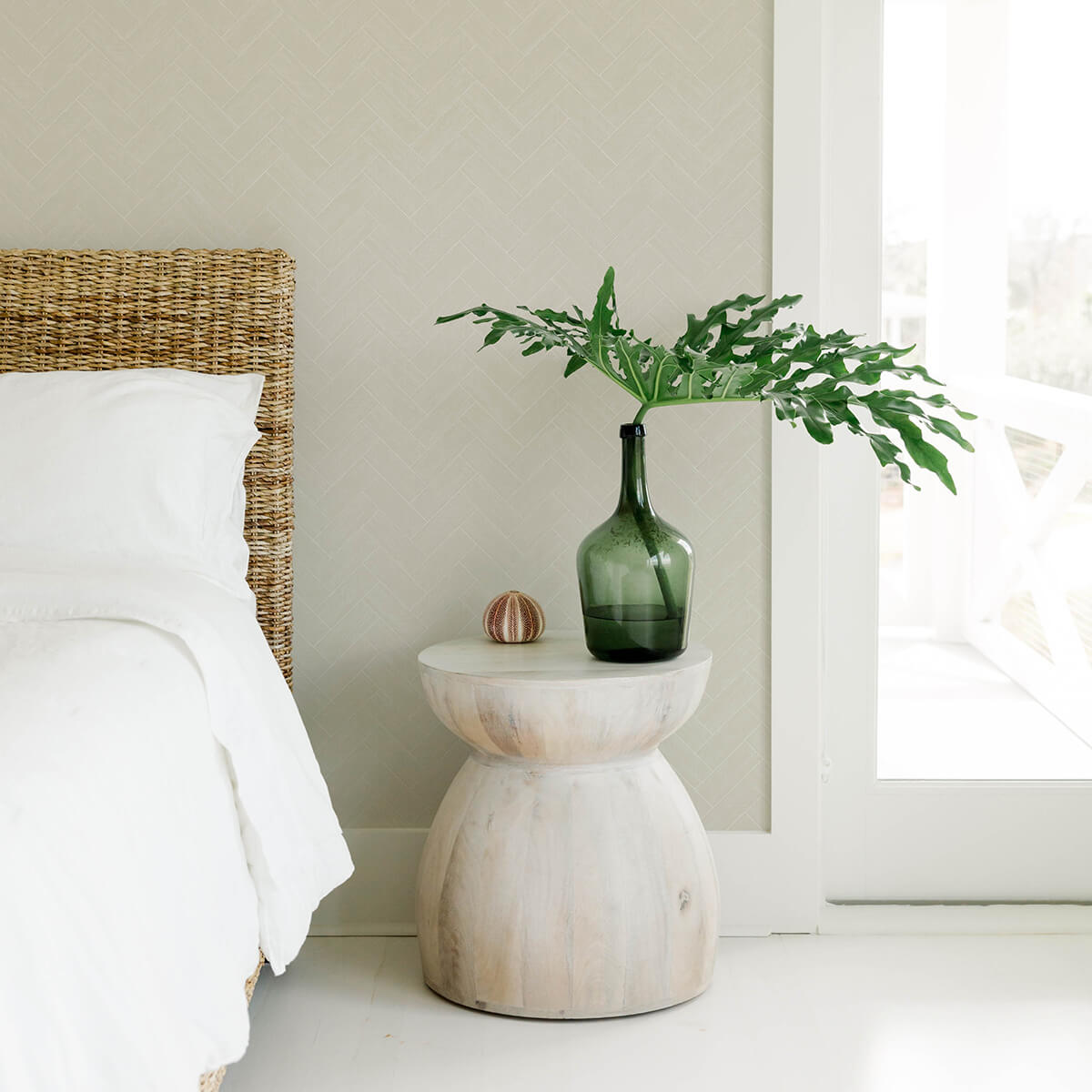 kaliko-light-grey-wood-herringbone-wallpaper-york-wallcoverings-3122-10120 - York Wallcoverings Wallpaper