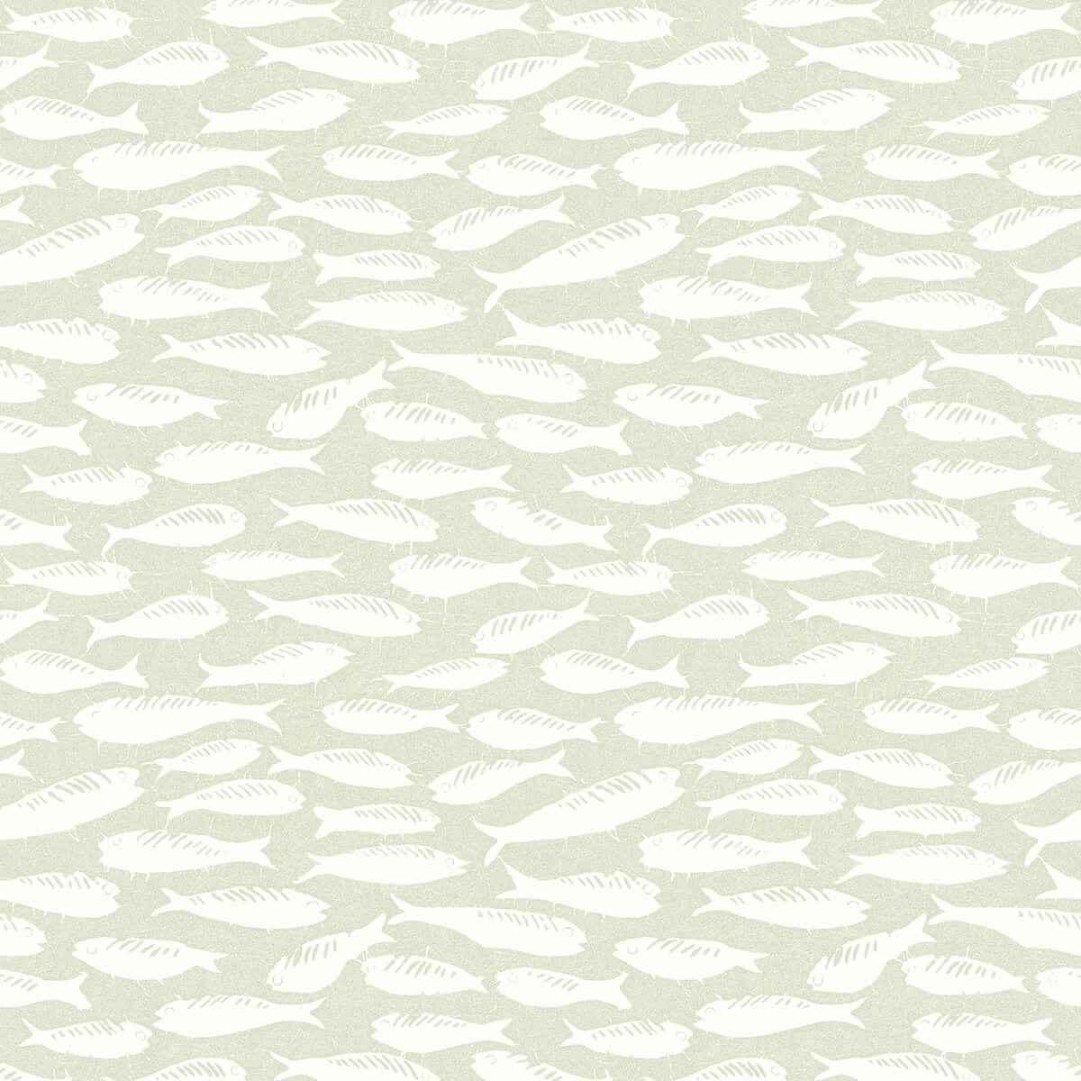 Nunkie Sage Sardine Wallpaper - York Wallcoverings - 3122-10514