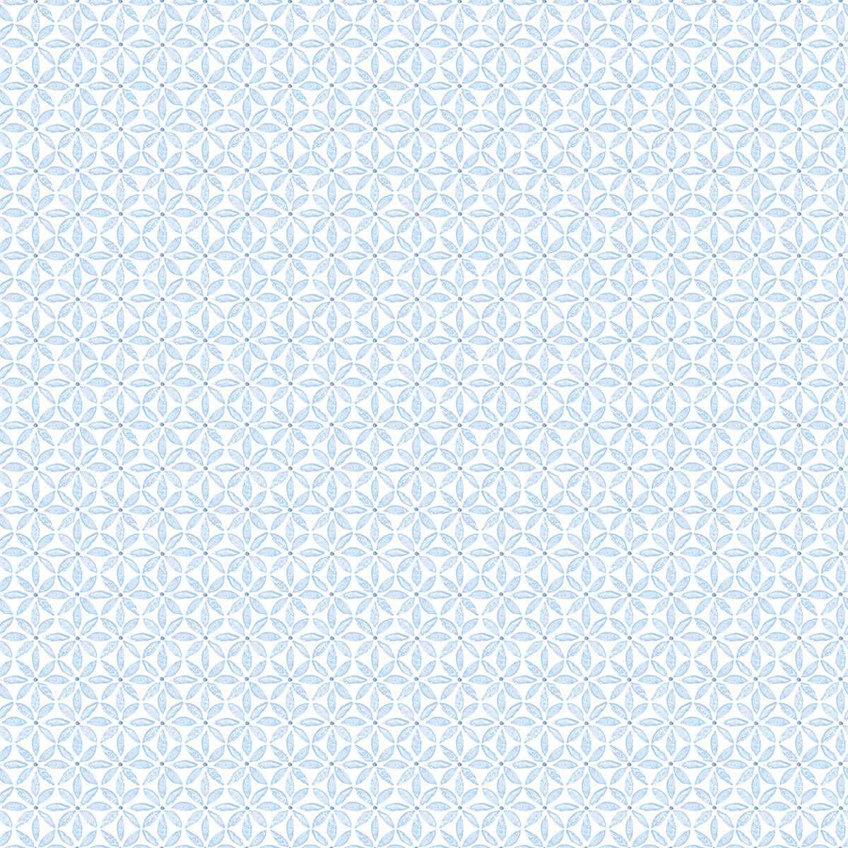 Jellia Blue Petal Geometric Wallpaper - York Wallcoverings - 3122-10602