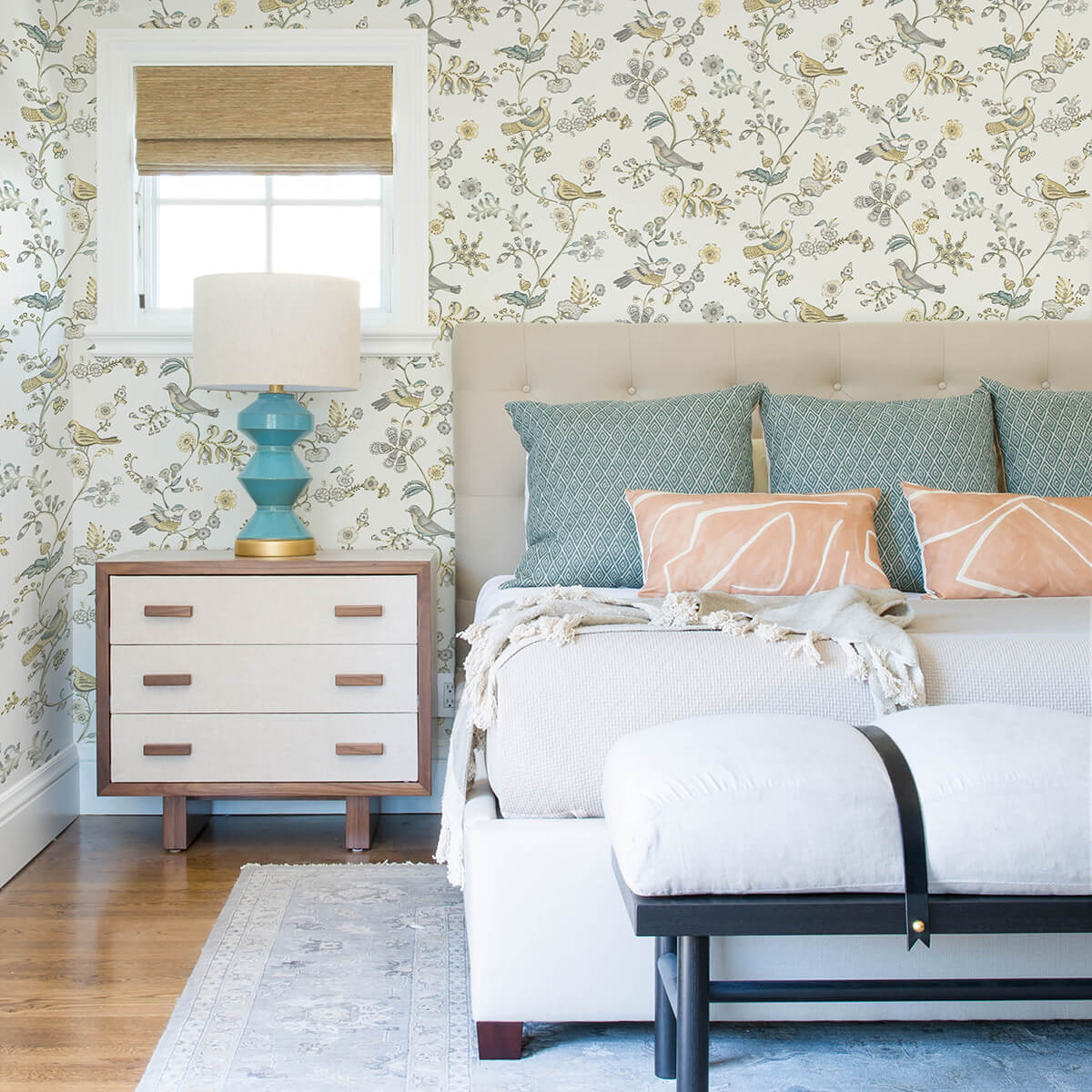 jinjur-light-yellow-bird-trail-wallpaper-york-wallcoverings-3122-10800 - York Wallcoverings Wallpaper