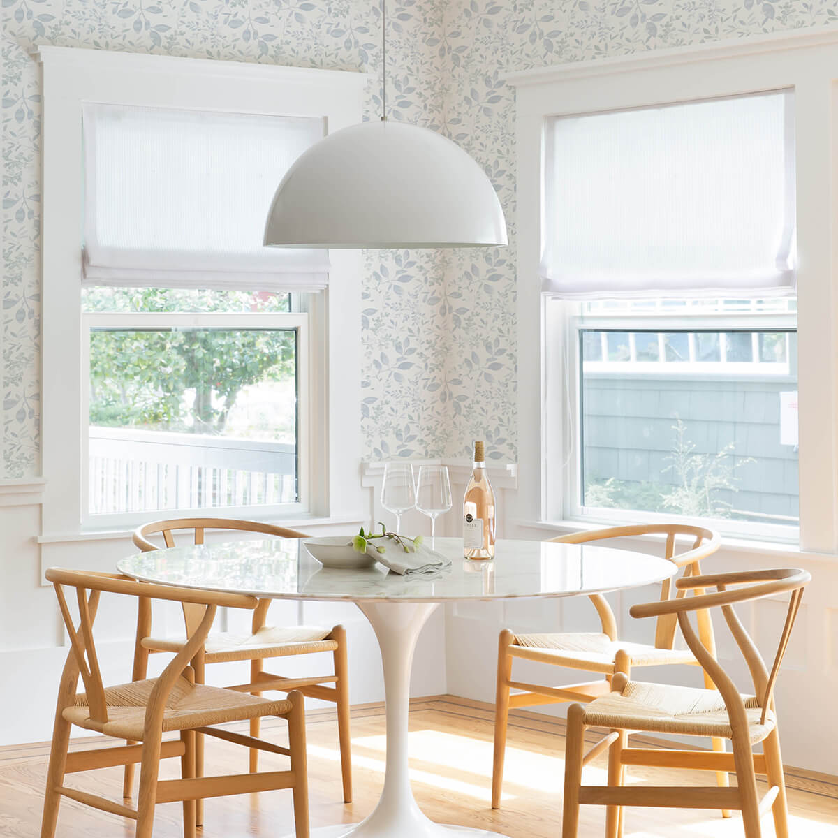tinker-light-blue-woodland-botanical-wallpaper-york-wallcoverings-3122-11112 - York Wallcoverings Wallpaper