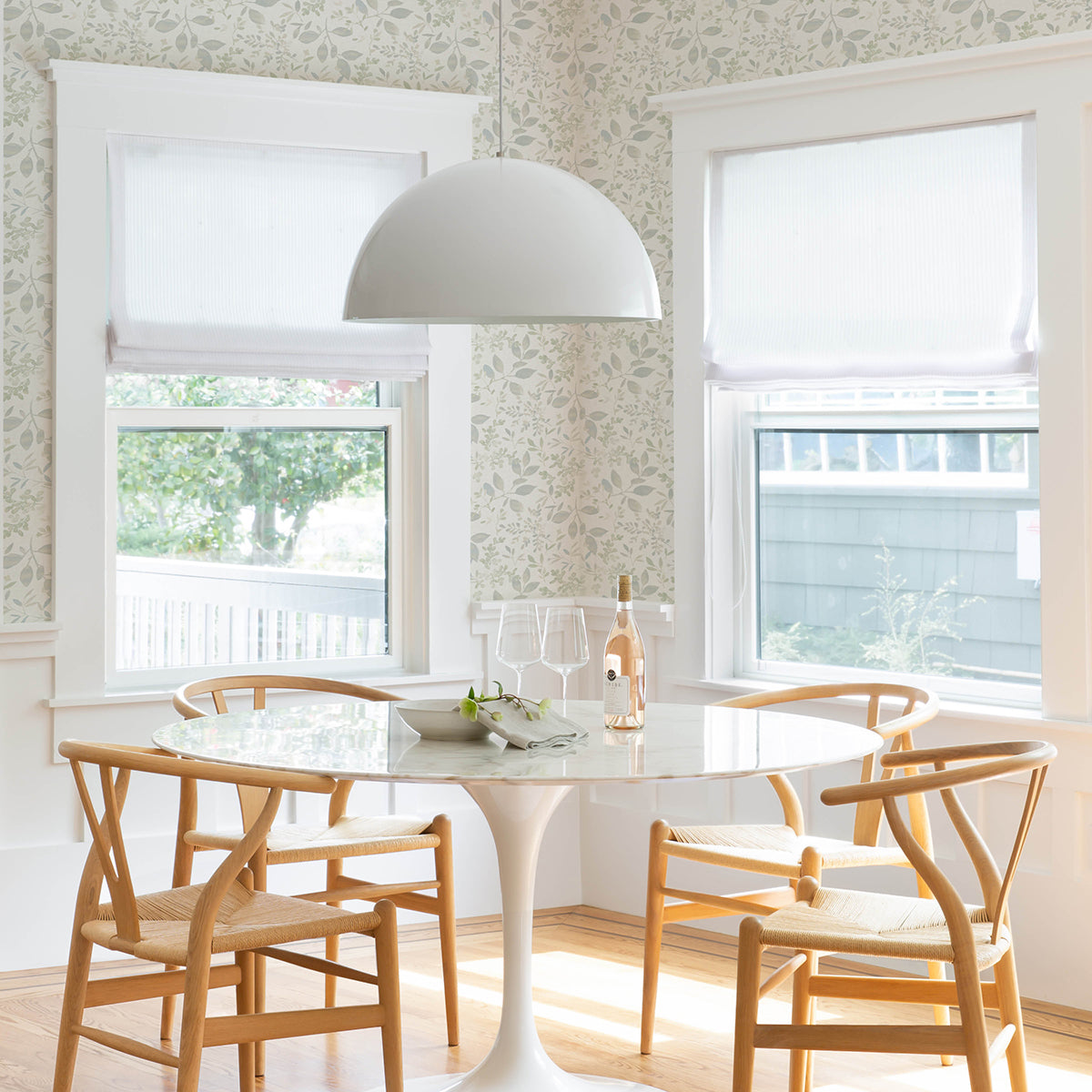 Tinker Teal Woodland Botanical Wallpaper - York Wallcoverings - 3122-11114 - York Wallcoverings Wallpaper