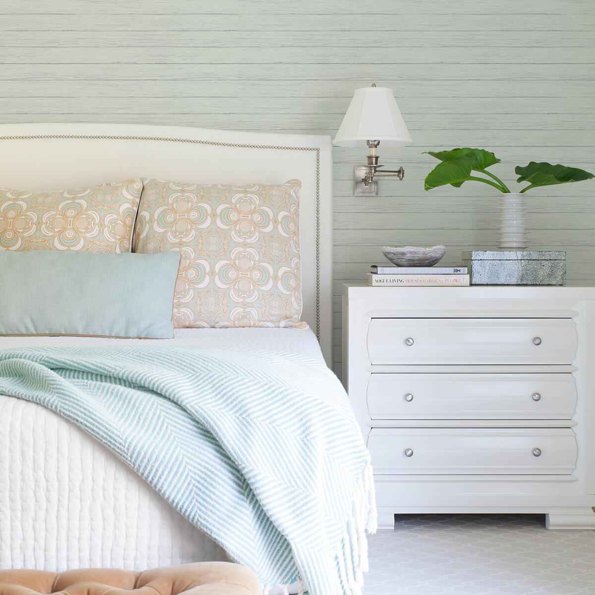 Ozma Light Blue Wood Plank Wallpaper - York Wallcoverings - 3122-11205 - York Wallcoverings Wallpaper