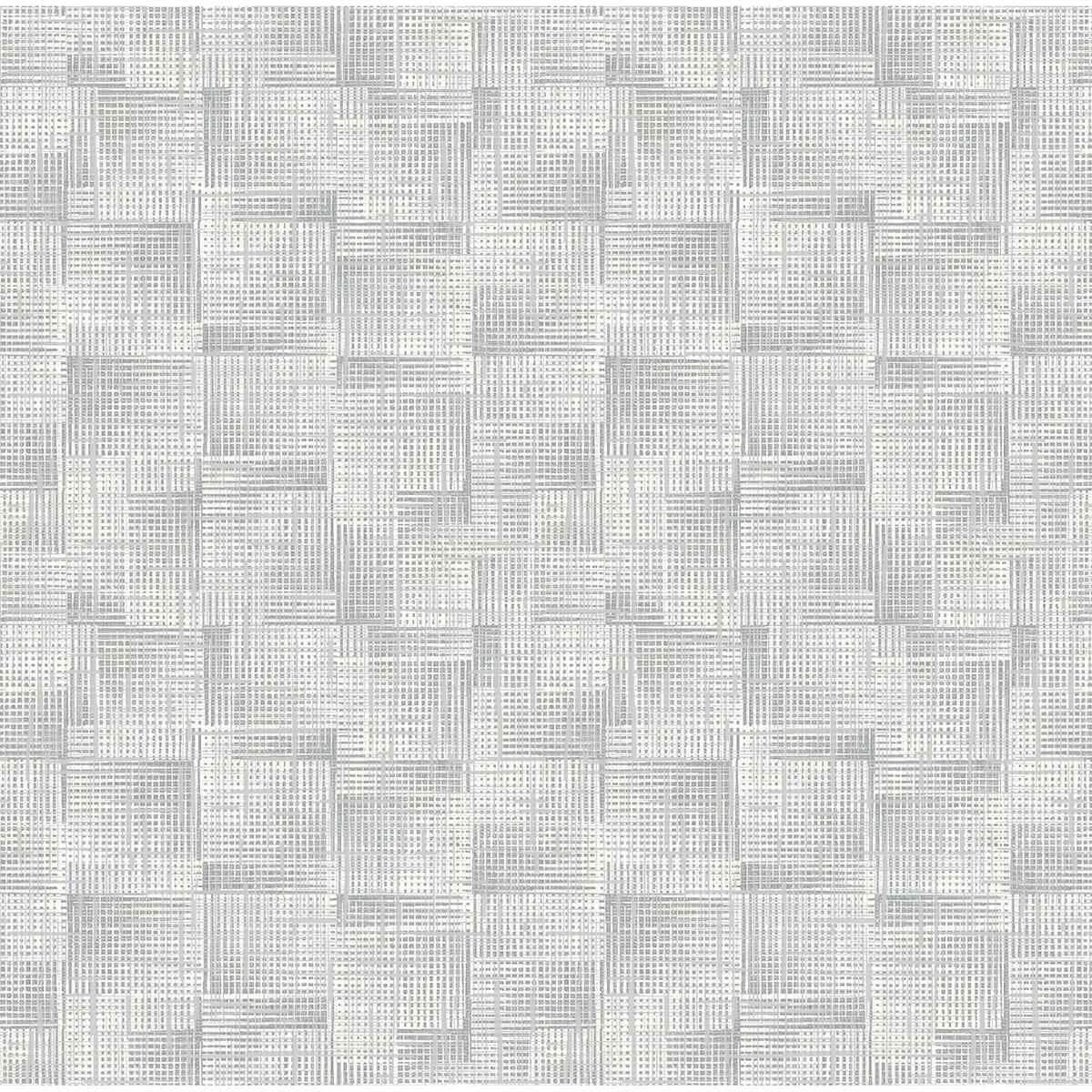 Ting Grey Abstract Woven Wallpaper - York Wallcoverings - 2971-86158 - York Wallcoverings Wallpaper