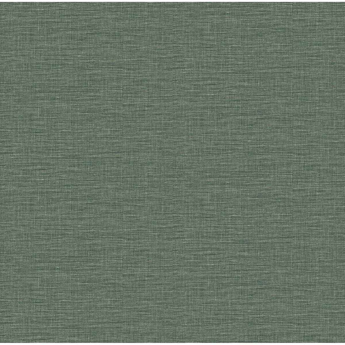 Lela Green Faux Linen Wallpaper - York Wallcoverings - 2971-86185 - York Wallcoverings Wallpaper