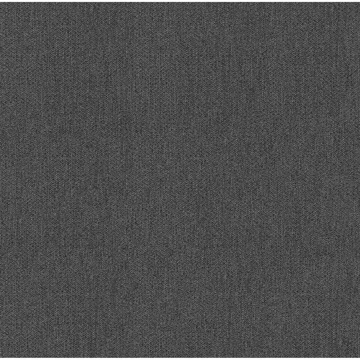 Sydney Charcoal Faux Linen Wallpaper - York Wallcoverings - 2971-86305