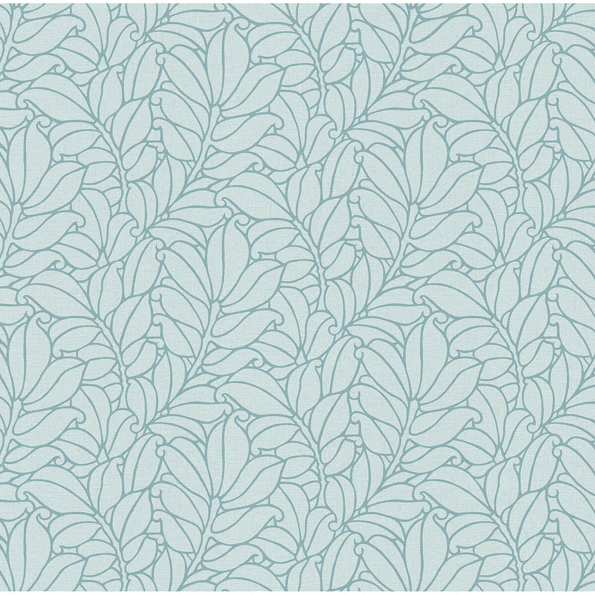 coraline-teal-leaf-wallpaper-york-wallcoverings-2971-86321 - York Wallcoverings Papel pintado