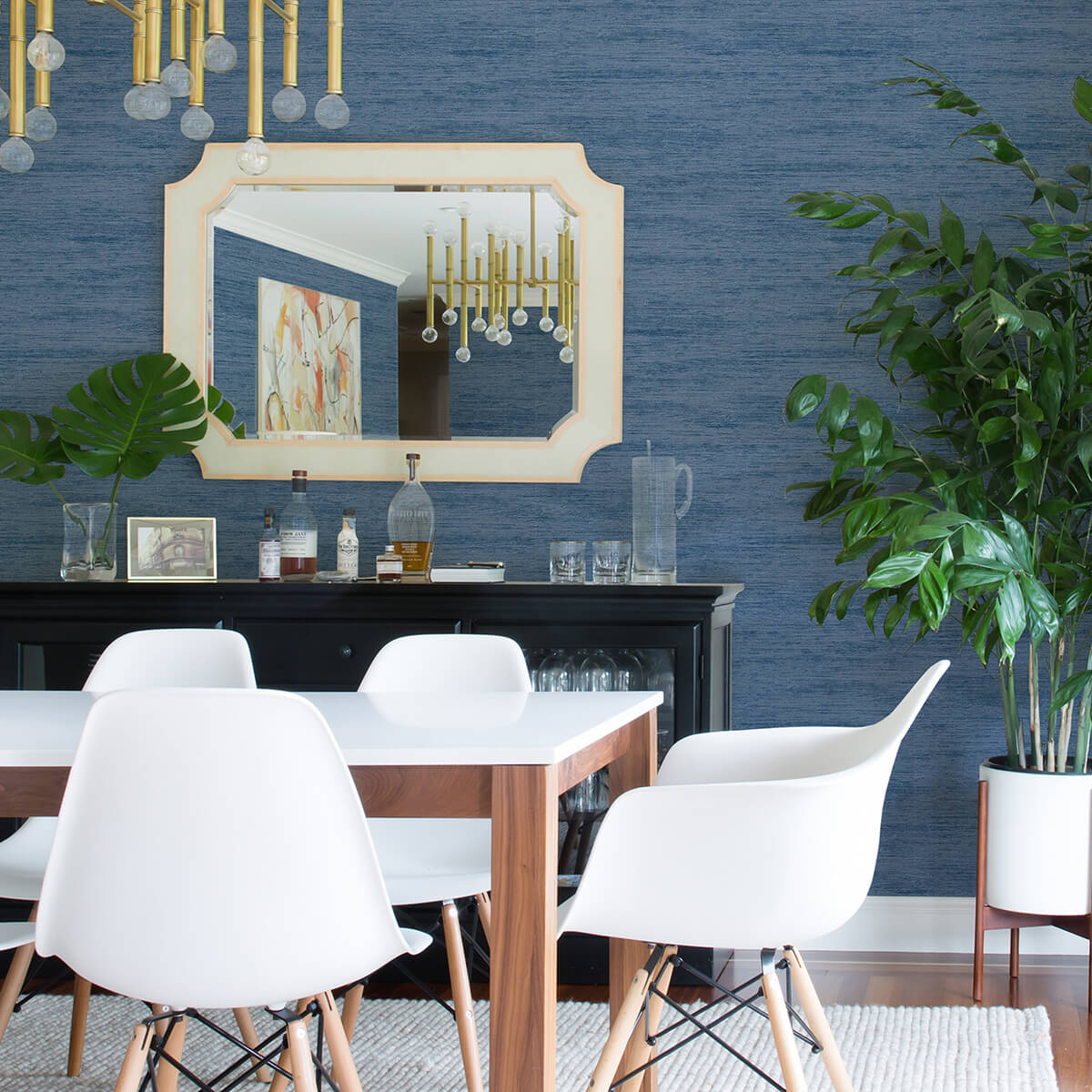 lindsay-denim-chenille-wallpaper-york-wallcoverings-2971-86334 - York Wallcoverings Papel pintado