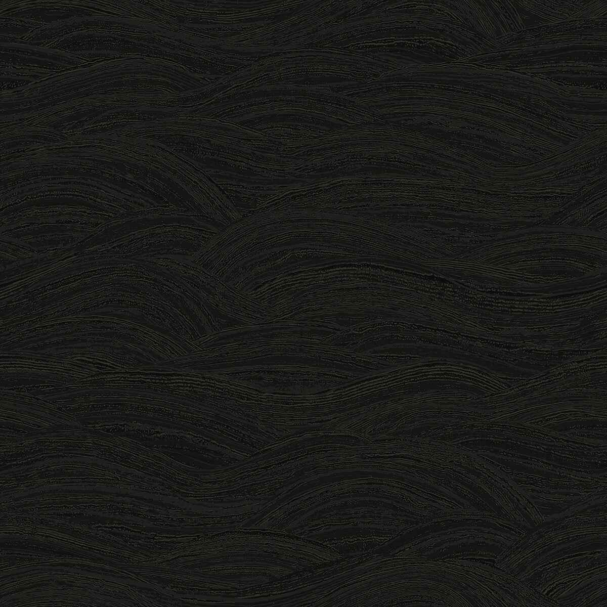 Leith Black Zen Waves Wallpaper - York Wallcoverings - 2971-86363 - York Wallcoverings Wallpaper