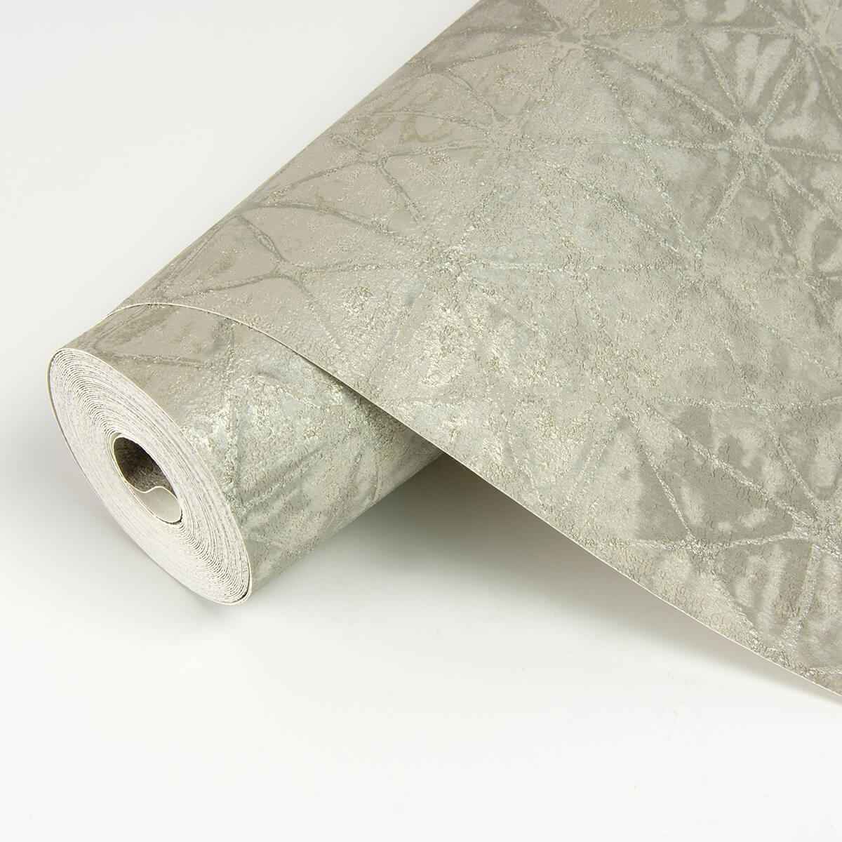 Odell Silver Antique Tiles Wallpaper - York Wallcoverings - 2971-86371 - York Wallcoverings Wallpaper
