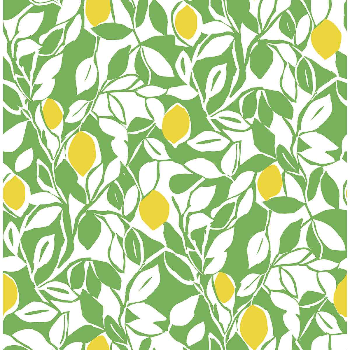 Green Meyer Peel and Stick Wallpaper - York Wallcoverings - NUS4160 - York Wallcoverings Wallpaper