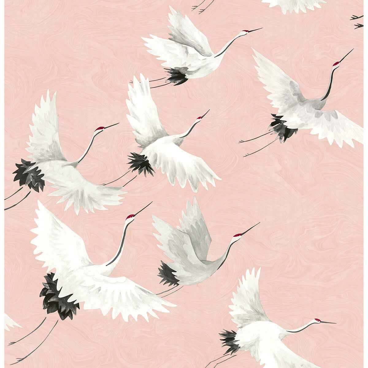 Pink Halcyon Peel and Stick Wallpaper - York Wallcoverings - NUS4299 - York Wallcoverings Wallpaper