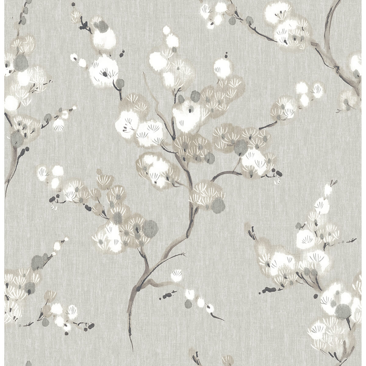 grey-mirei-peel-and-stick-wallpaper-york-wallcoverings-nus4301 - York Wallcoverings Wallpaper
