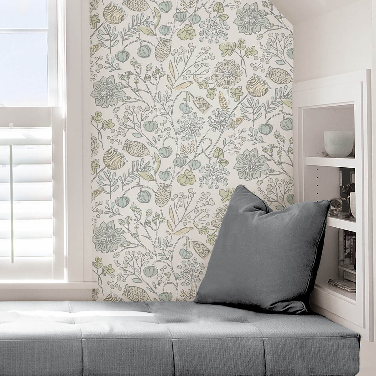 blue-and-green-southern-trail-peel-and-stick-wallpaper-york-wallcoverings-nus4307 - York Wallcoverings Wallpaper