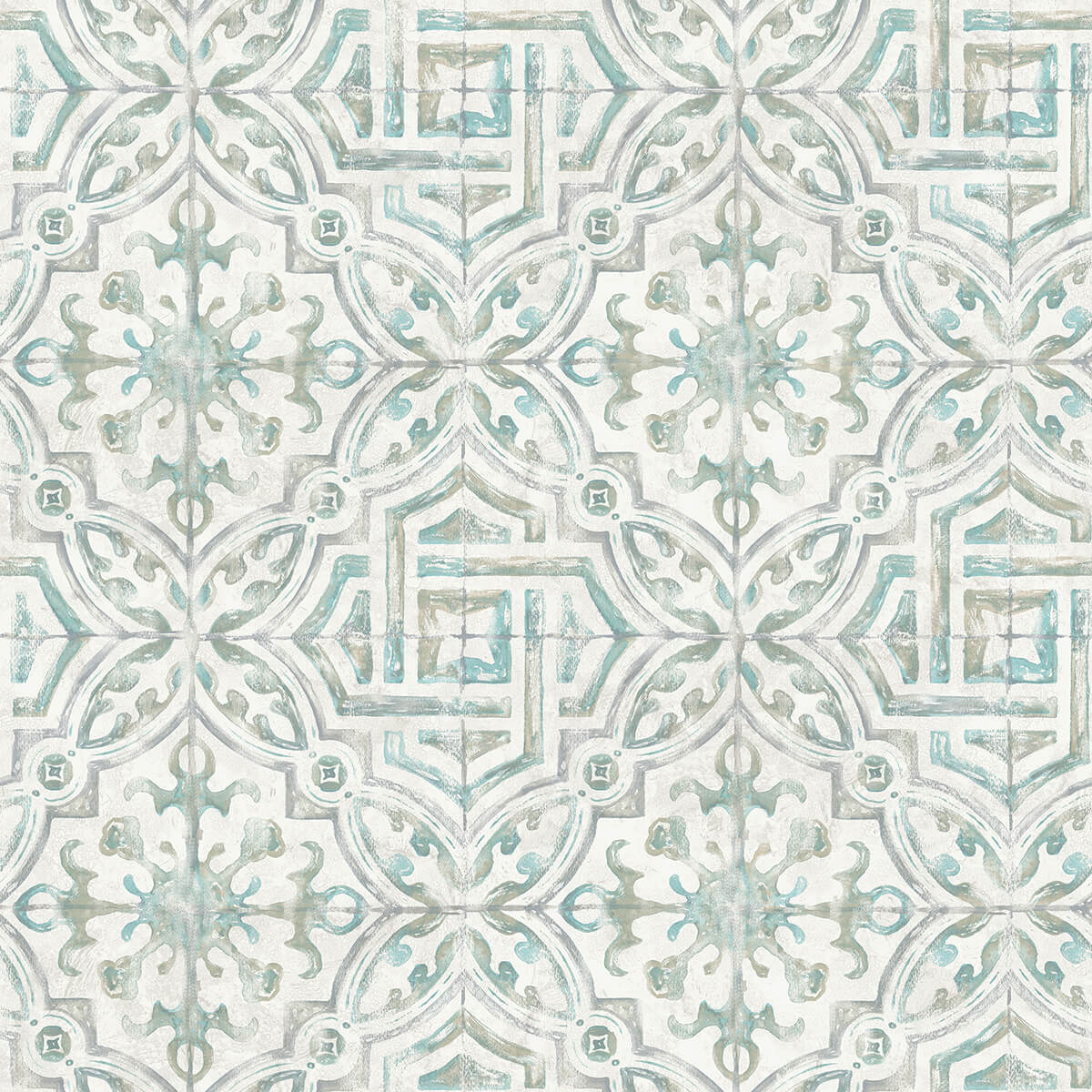 teal-and-grey-landondale-peel-and-stick-wallpaper-york-wallcoverings-nus4395 - York Wallcoverings Wallpaper