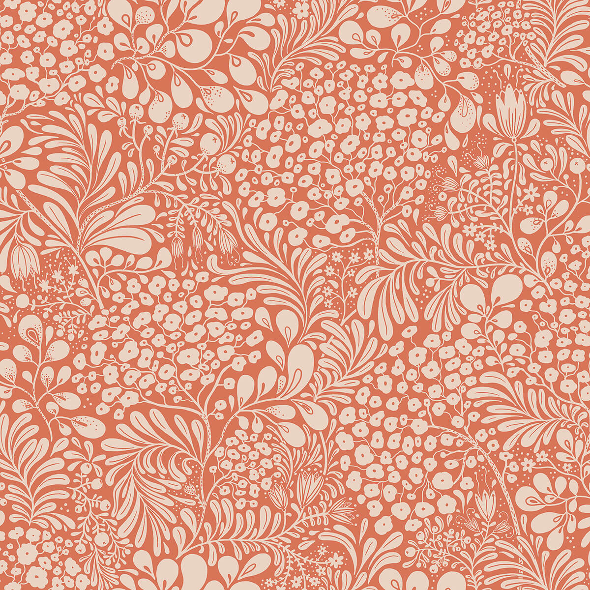siv-red-botanical-wallpaper-york-wallcoverings-2932-65133 - York Wallcoverings Papel pintado