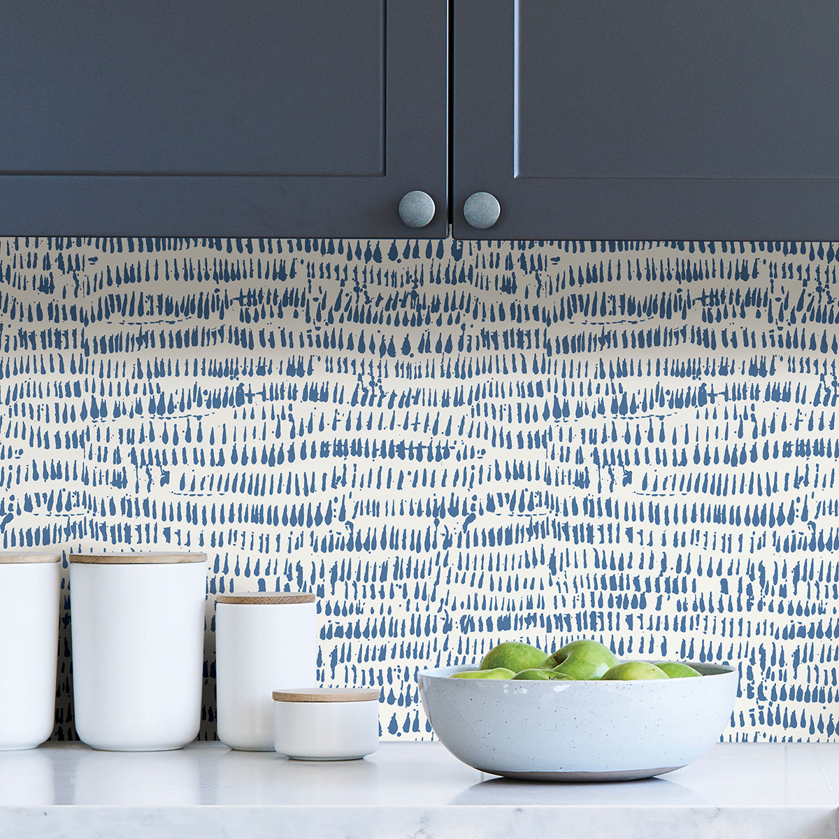 blue-kylver-peel-and-stick-wallpaper-york-wallcoverings-nus4284 - York Wallcoverings Wallpaper