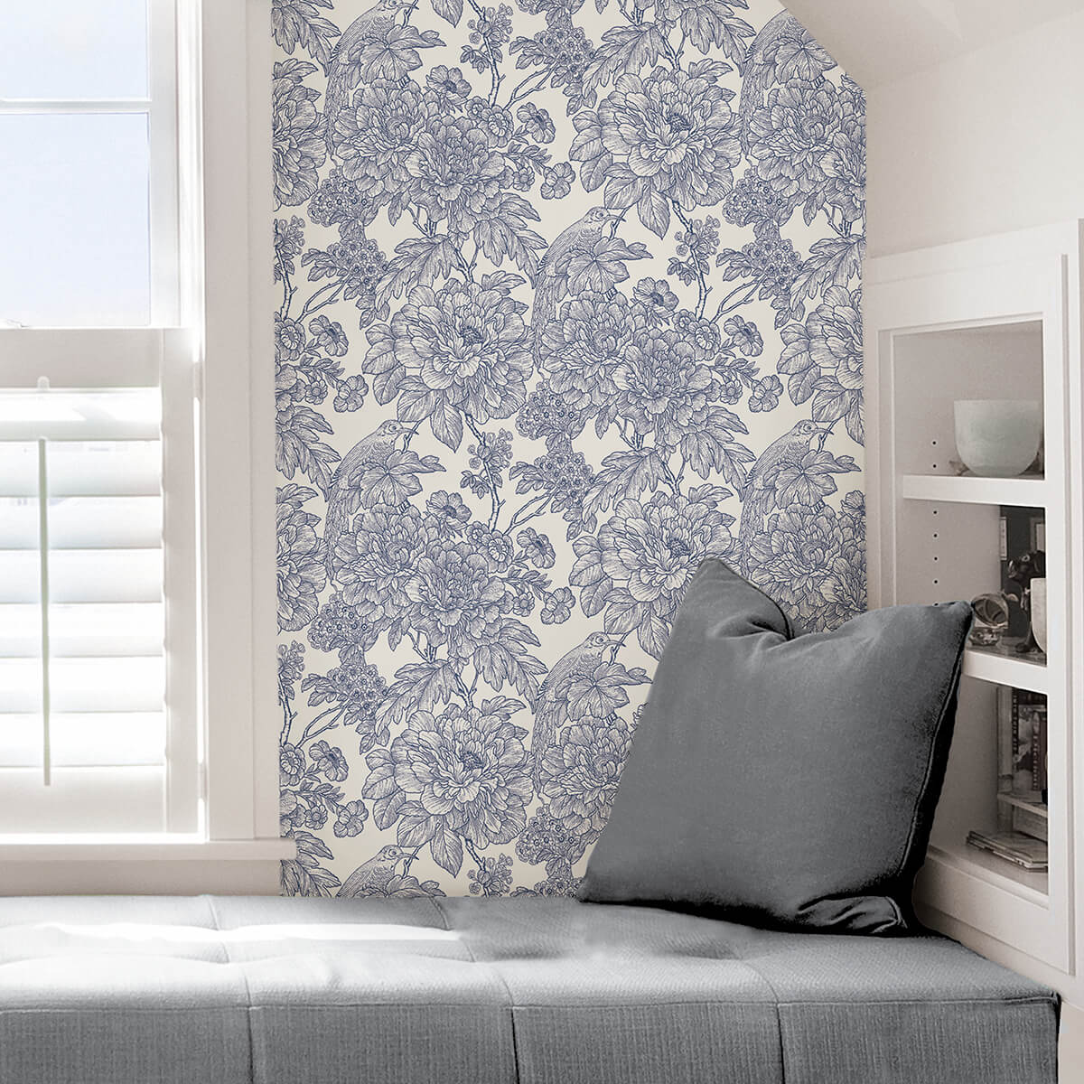 blue-sudbury-peel-and-stick-wallpaper-york-wallcoverings-nus4289 - York Wallcoverings Wallpaper