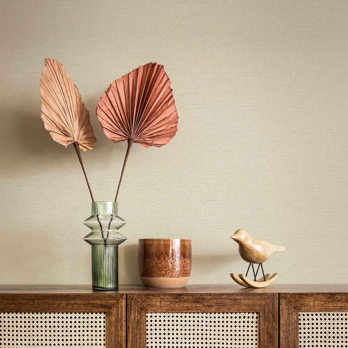 Estefan Cream Distressed Texture Wallpaper - York Wallcoverings - 4044-30688-1 - York Wallcoverings Wallpaper