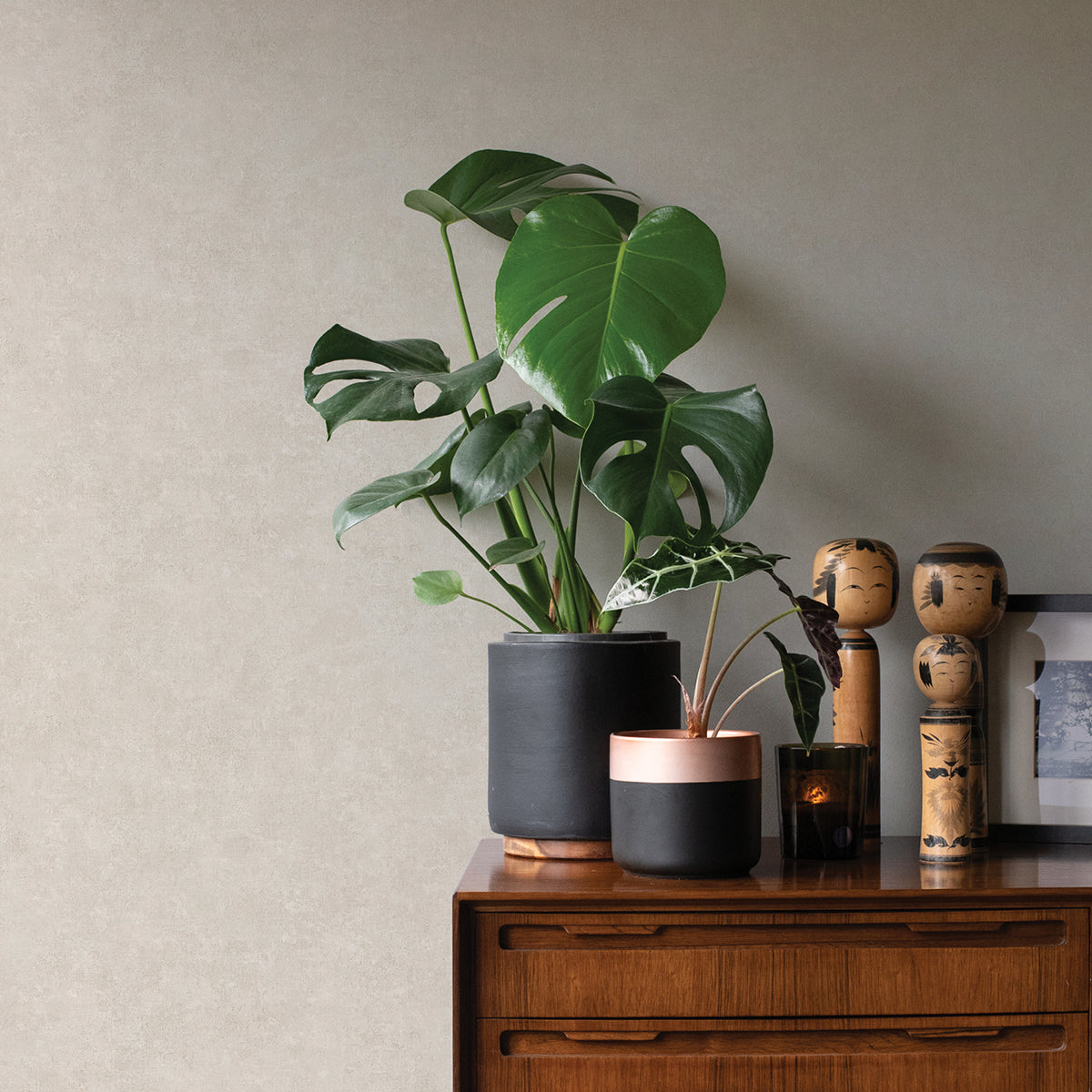 ryu-taupe-cement-texture-wallpaper-york-wallcoverings-4035-37655-5 - York Wallpaper Wallpaper