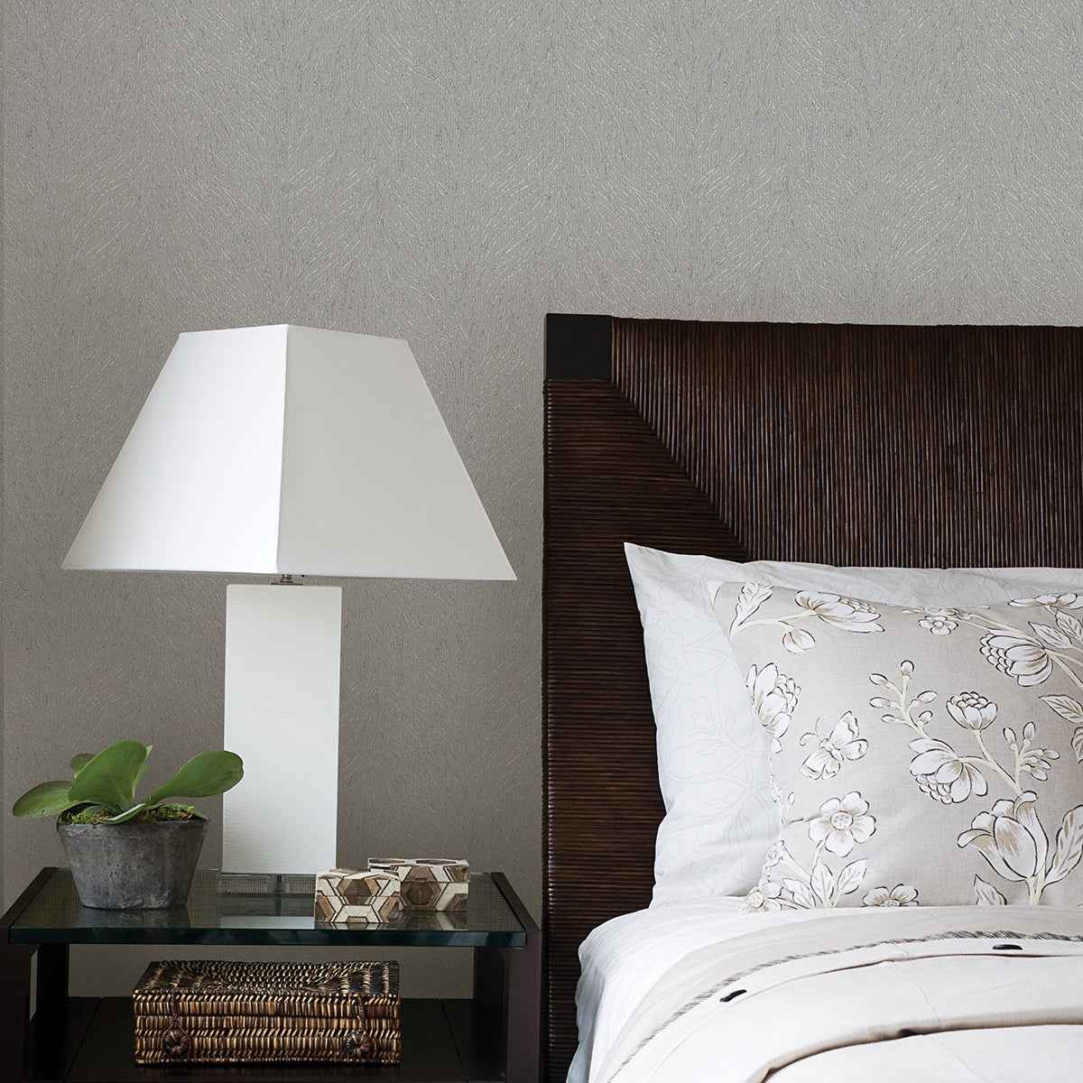Tomo Grey Abstract Wallpaper - York Wallcoverings - 4035-58427 - York Wallcoverings Wallpaper