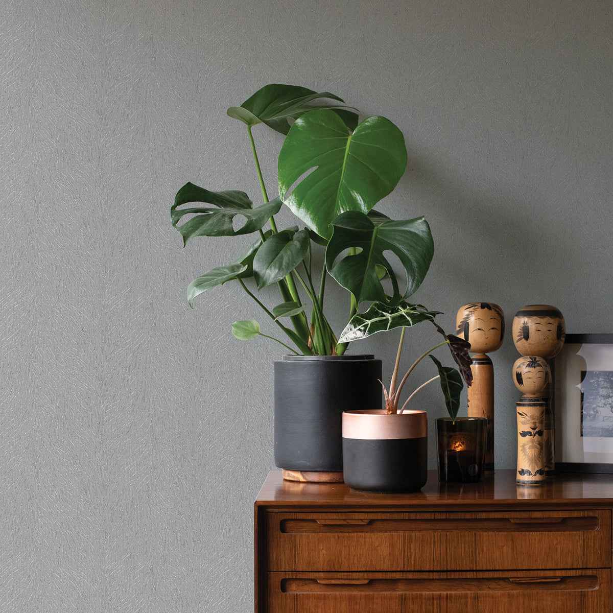 Tomo Grey Abstract Wallpaper - York Wallcoverings - 4035-58427 - York Wallcoverings Wallpaper