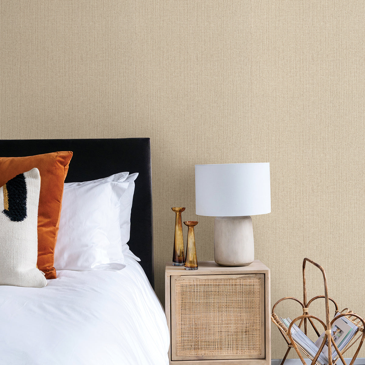 hoshi-beige-woven-wallpaper-york-wallcoverings-4035-407938 - York Wallpaper Wallpaper