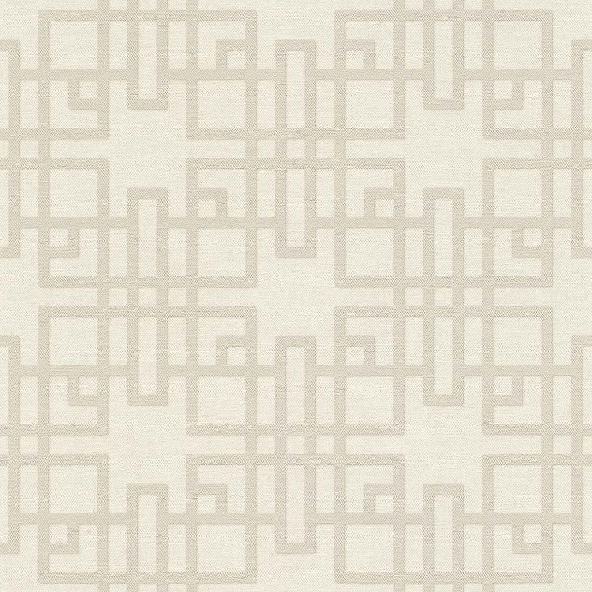 Mana White Trellis Wallpaper - York Wallcoverings - 4035-409239