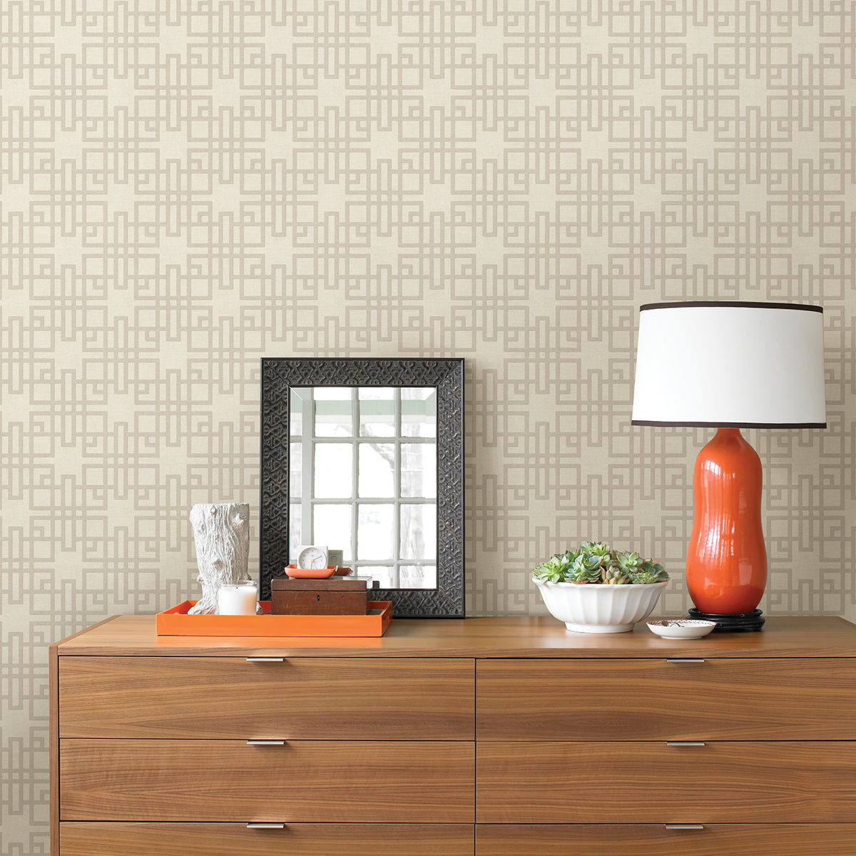mana-white-trellis-wallpaper-york-wallcoverings-4035-409239 - York Wallpaper Wallpaper
