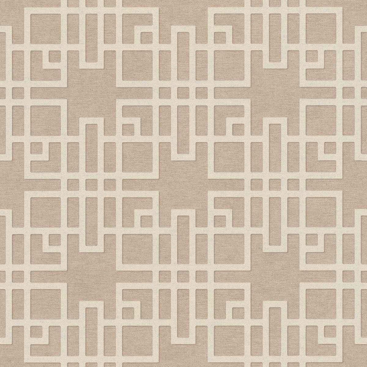 Mana Beige Trellis Wallpaper - York Wallcoverings - 4035-409246 - York Wallcoverings Wallpaper