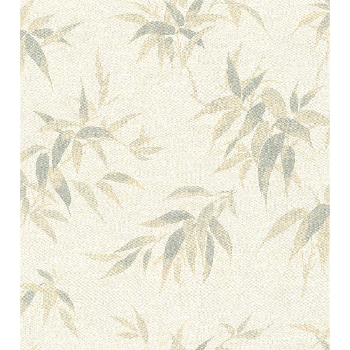 minori-white-leaves-wallpaper-york-wallcoverings-4035-409741 - York Wallcoverings Wallpaper