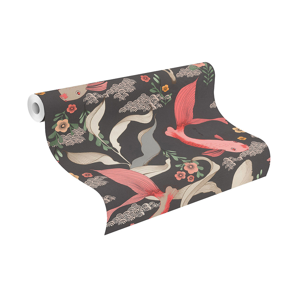 dai-black-betta-fish-wallpaper-york-wallcoverings-4035-539851 - York Wallcoverings Wallpaper