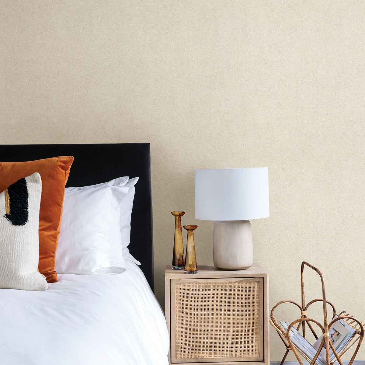 Etsu Beige Distressed Wallpaper - York Wallcoverings - 4035-617139