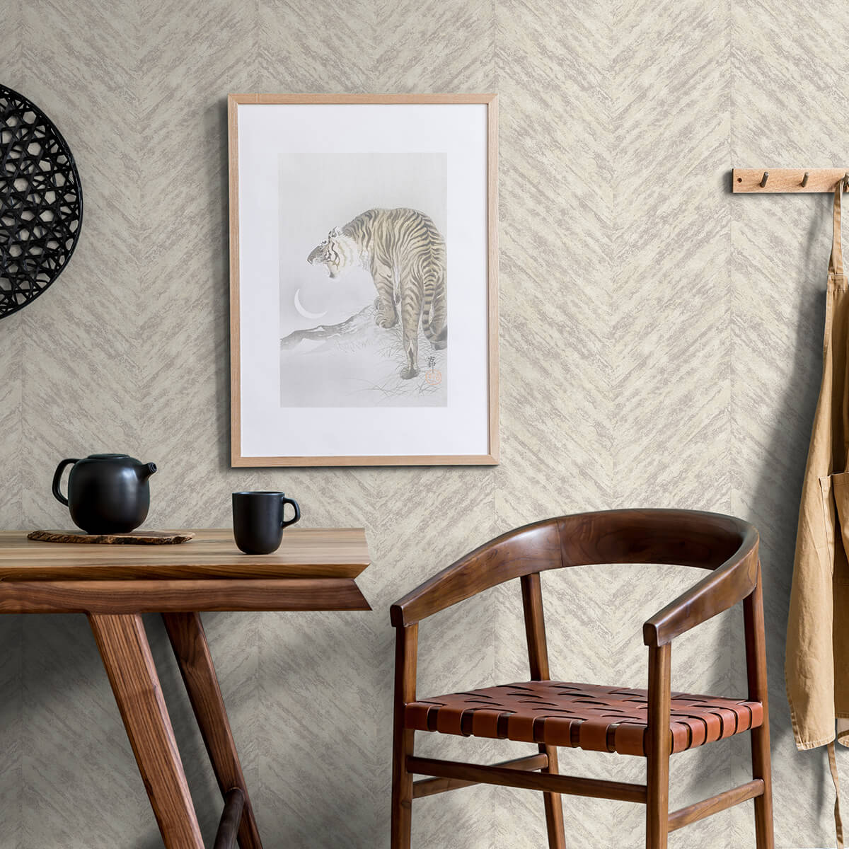 madoka-silver-chevron-wallpaper-york-wallcoverings-4035-617511 - York Wallpaper Wallpaper