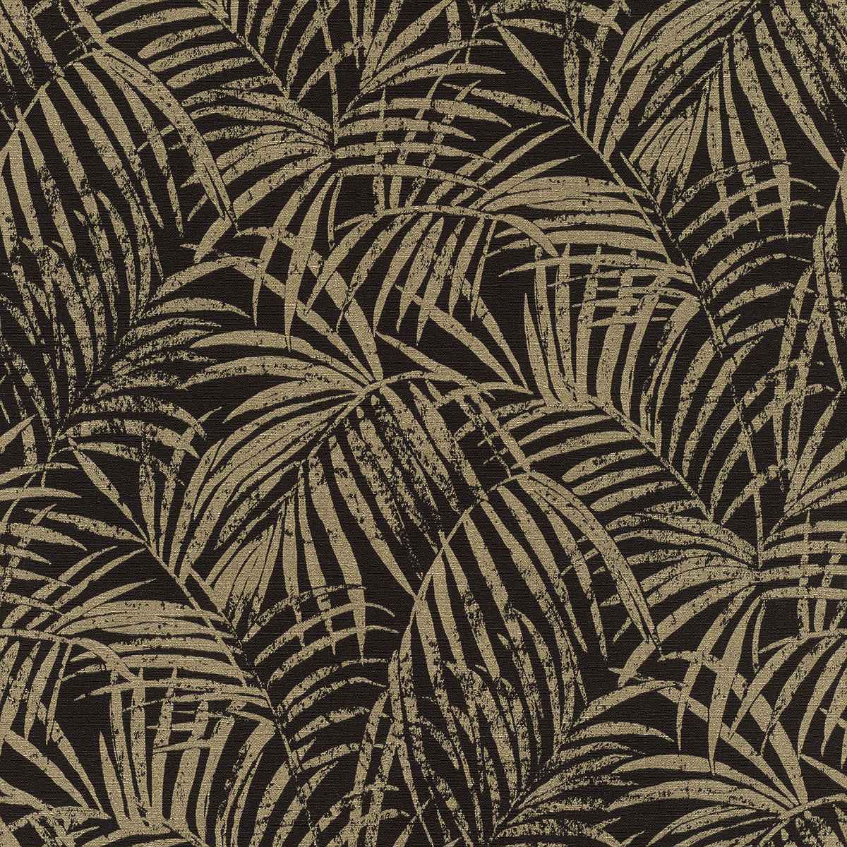 Yumi Black Palm Leaf Wallpaper - York Wallcoverings - 4035-832143 - York Wallcoverings Wallpaper