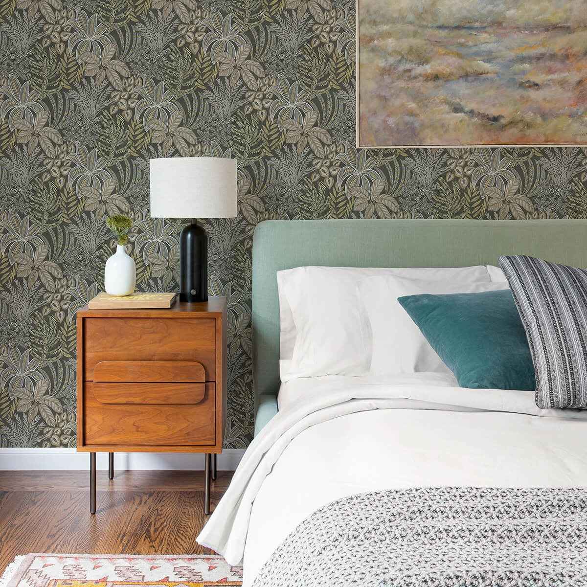 Sumner Brown Woodland Botanical Wallpaper - York Wallcoverings - 2970-13903 - York Wallcoverings Wallpaper