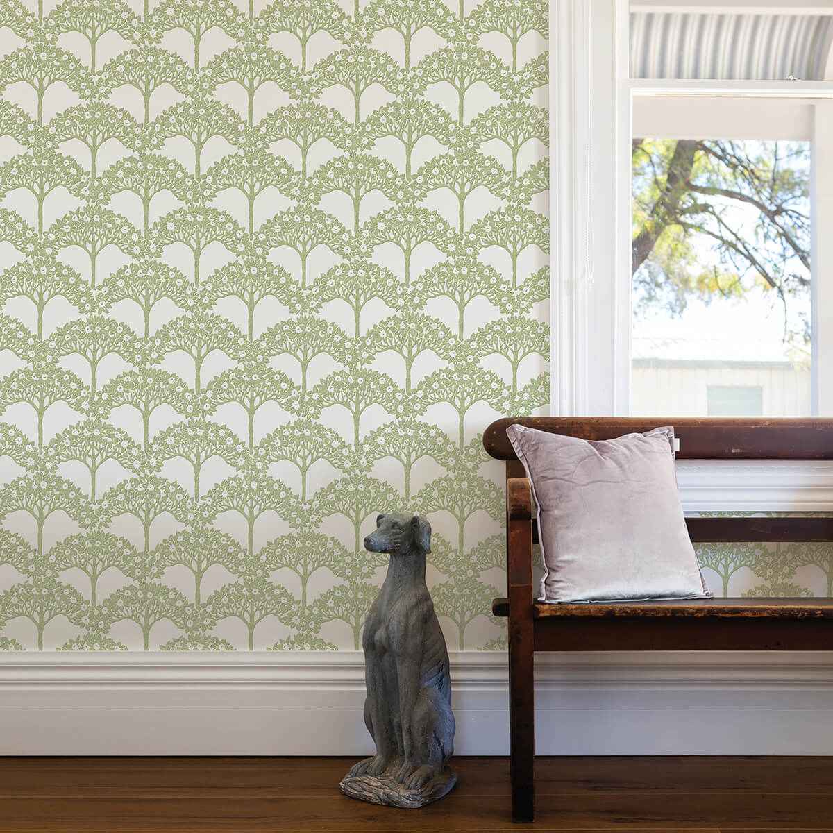 dawson-green-magnolia-tree-wallpaper-york-wallcoverings-2970-26114 - York Wallcoverings Wallpaper