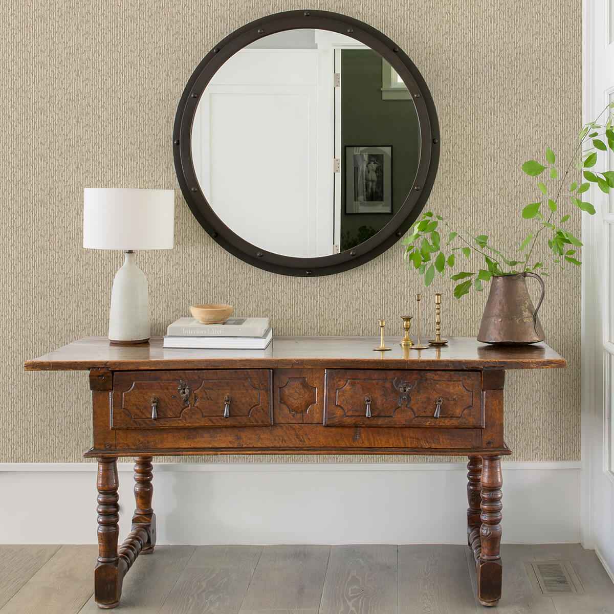 mackintosh-light-brown-textural-wallpaper-york-wallcoverings-2970-26132 - York Wallcoverings Wallpaper