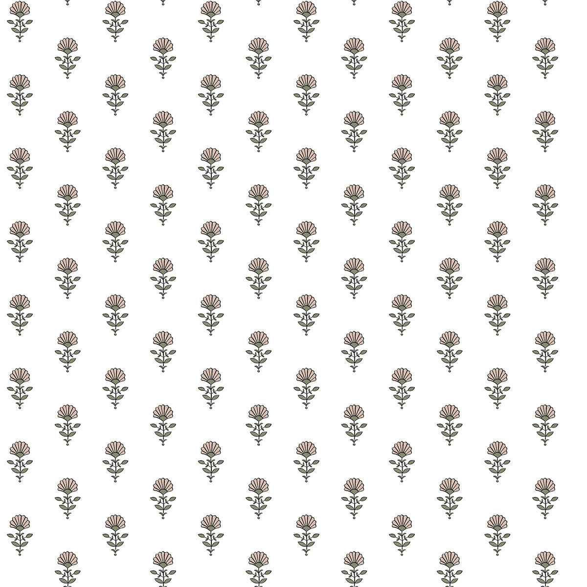 Libby Petal Mini Floral Wallpaper - York Wallcoverings - AST4338