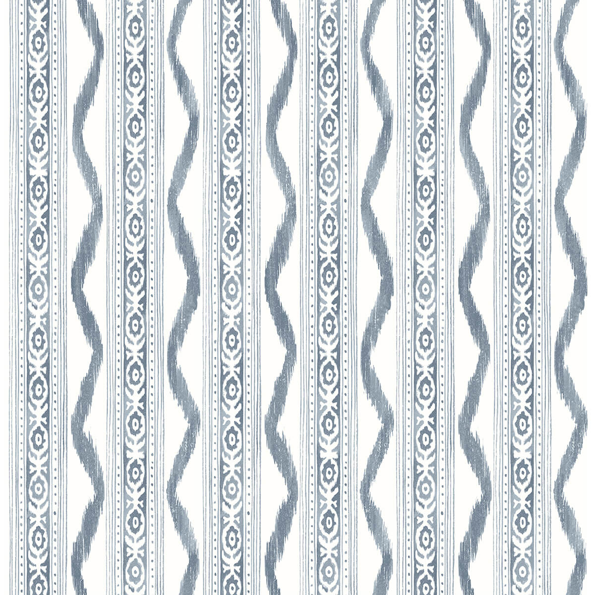 rhys-blue-ikat-stripe-wallpaper-york-wallcoverings-ast4349